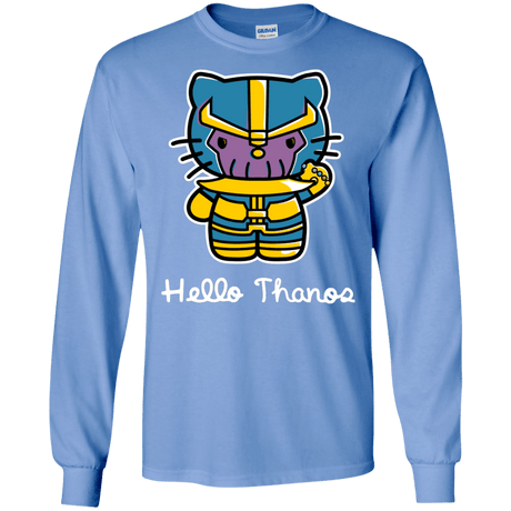 T-Shirts Carolina Blue / S Hello Thanos Men's Long Sleeve T-Shirt