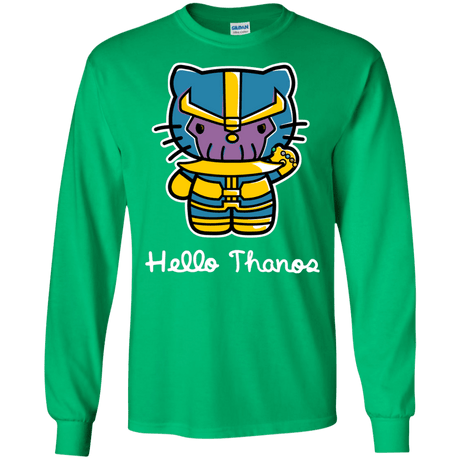 T-Shirts Irish Green / S Hello Thanos Men's Long Sleeve T-Shirt
