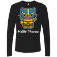 T-Shirts Black / S Hello Thanos Men's Premium Long Sleeve