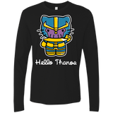 T-Shirts Black / S Hello Thanos Men's Premium Long Sleeve