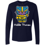 T-Shirts Midnight Navy / S Hello Thanos Men's Premium Long Sleeve