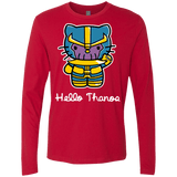 T-Shirts Red / S Hello Thanos Men's Premium Long Sleeve