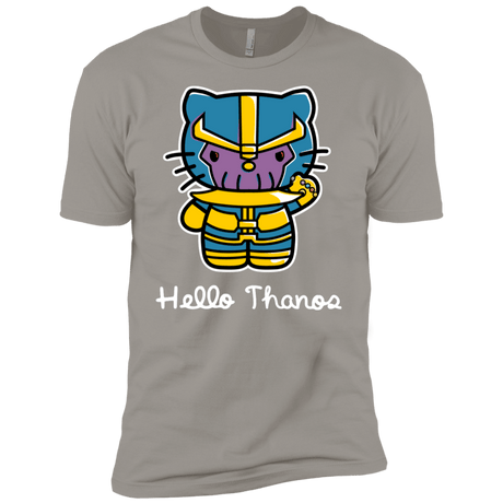T-Shirts Light Grey / X-Small Hello Thanos Men's Premium T-Shirt