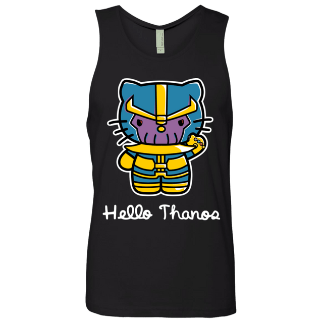 T-Shirts Black / S Hello Thanos Men's Premium Tank Top