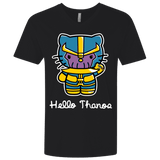 T-Shirts Black / X-Small Hello Thanos Men's Premium V-Neck