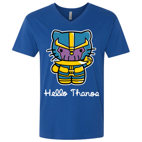 T-Shirts Royal / X-Small Hello Thanos Men's Premium V-Neck