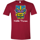 T-Shirts Cardinal Red / S Hello Thanos Men's Semi-Fitted Softstyle