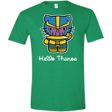 T-Shirts Heather Irish Green / S Hello Thanos Men's Semi-Fitted Softstyle