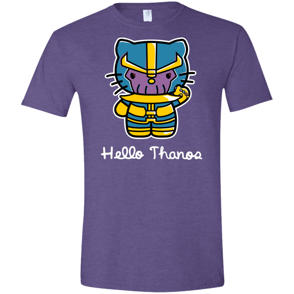 T-Shirts Heather Purple / S Hello Thanos Men's Semi-Fitted Softstyle