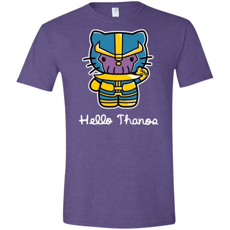 T-Shirts Heather Purple / S Hello Thanos Men's Semi-Fitted Softstyle