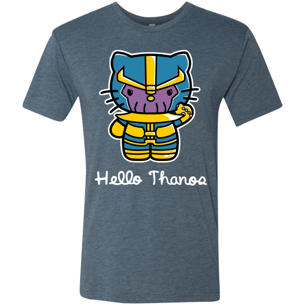 T-Shirts Indigo / S Hello Thanos Men's Triblend T-Shirt