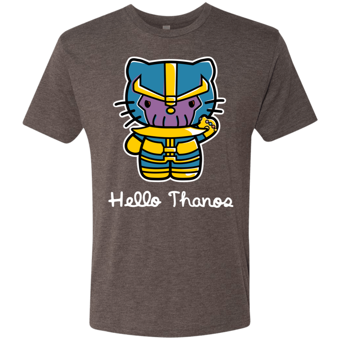 T-Shirts Macchiato / S Hello Thanos Men's Triblend T-Shirt