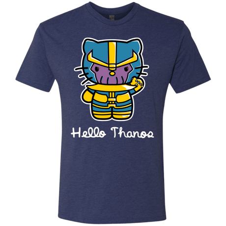 T-Shirts Vintage Navy / S Hello Thanos Men's Triblend T-Shirt