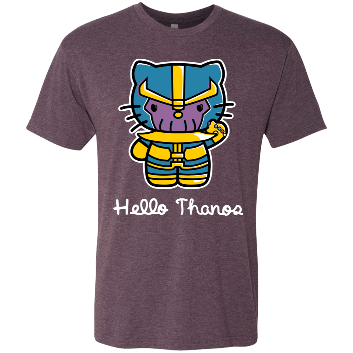 T-Shirts Vintage Purple / S Hello Thanos Men's Triblend T-Shirt