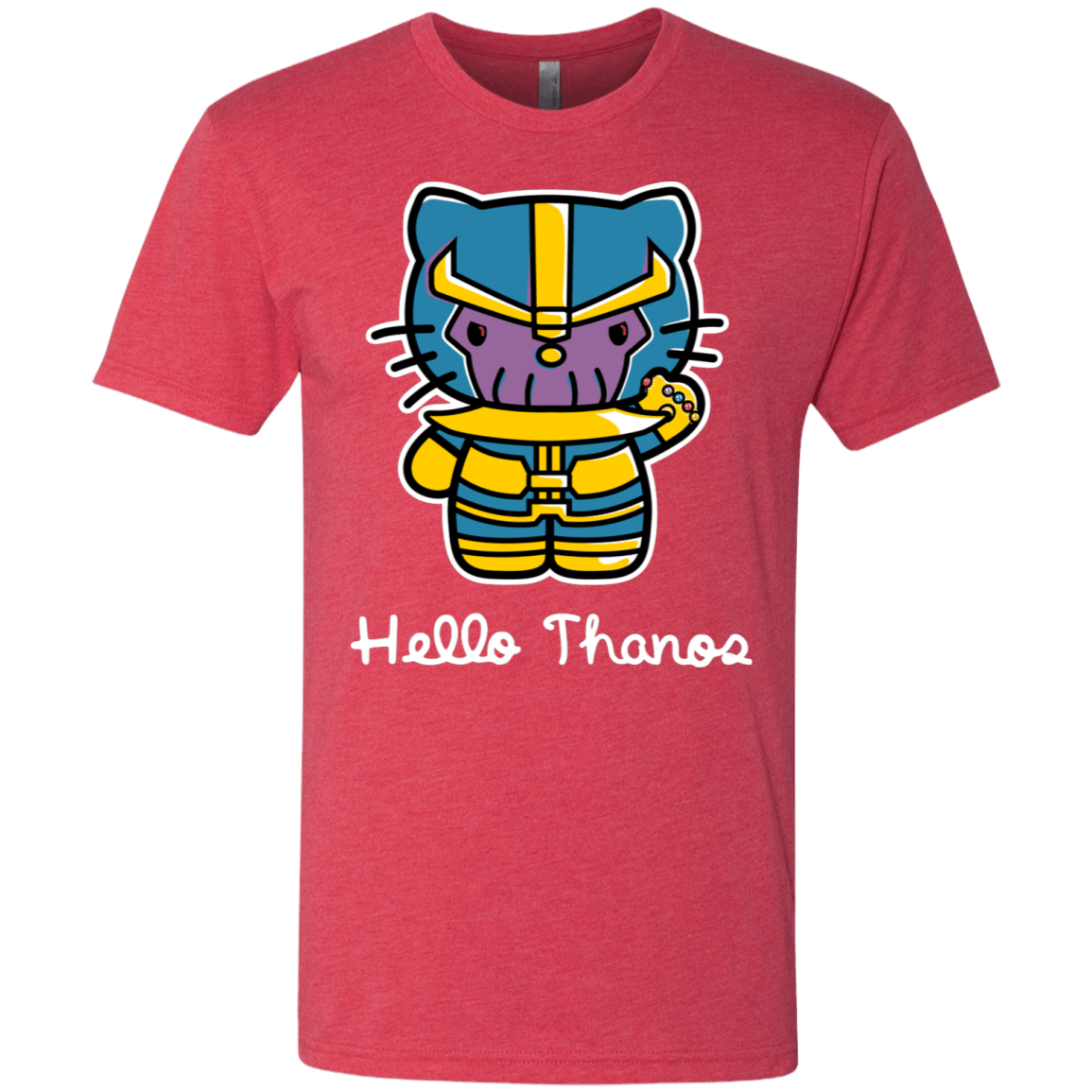 T-Shirts Vintage Red / S Hello Thanos Men's Triblend T-Shirt