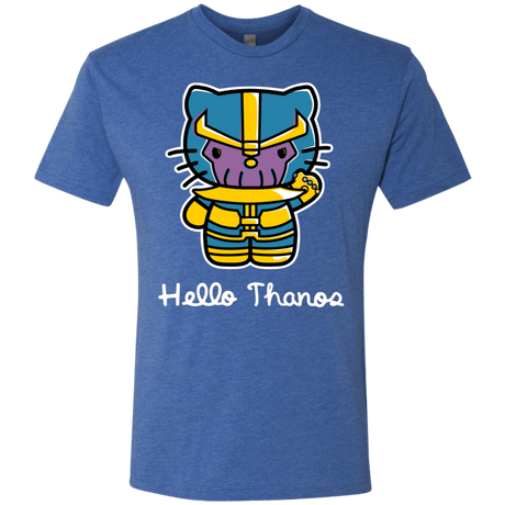 T-Shirts Vintage Royal / S Hello Thanos Men's Triblend T-Shirt