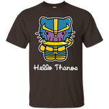 T-Shirts Dark Chocolate / S Hello Thanos T-Shirt