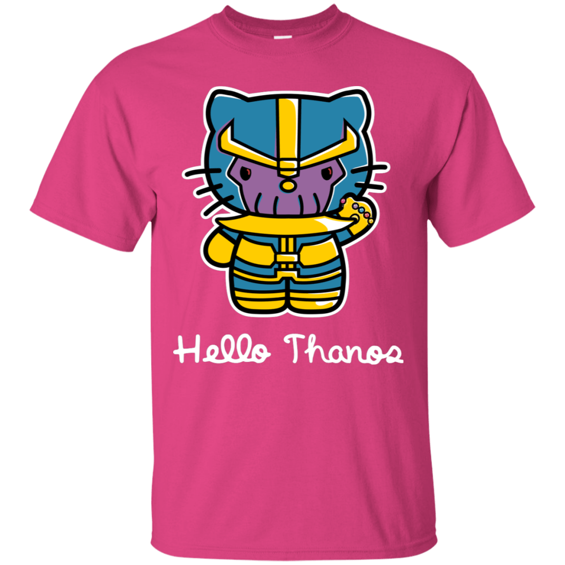 T-Shirts Heliconia / S Hello Thanos T-Shirt