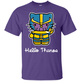 T-Shirts Purple / S Hello Thanos T-Shirt