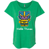 T-Shirts Envy / X-Small Hello Thanos Triblend Dolman Sleeve