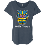 T-Shirts Indigo / X-Small Hello Thanos Triblend Dolman Sleeve