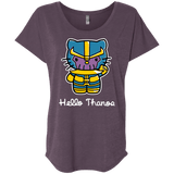 T-Shirts Vintage Purple / X-Small Hello Thanos Triblend Dolman Sleeve