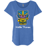 T-Shirts Vintage Royal / X-Small Hello Thanos Triblend Dolman Sleeve