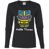 T-Shirts Black / S Hello Thanos Women's Long Sleeve T-Shirt