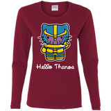 T-Shirts Cardinal / S Hello Thanos Women's Long Sleeve T-Shirt