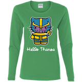 T-Shirts Irish Green / S Hello Thanos Women's Long Sleeve T-Shirt