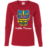 T-Shirts Red / S Hello Thanos Women's Long Sleeve T-Shirt