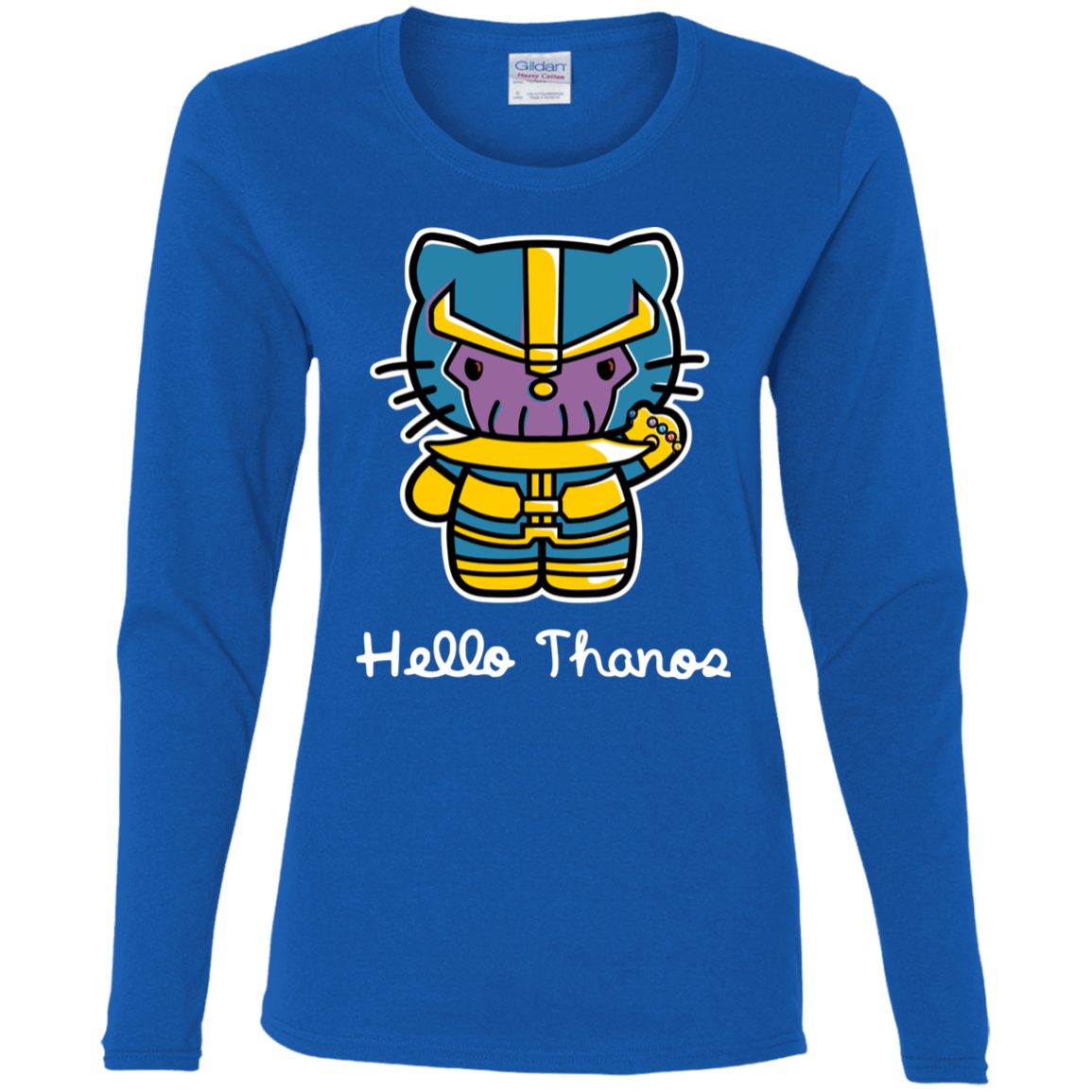 T-Shirts Royal / S Hello Thanos Women's Long Sleeve T-Shirt