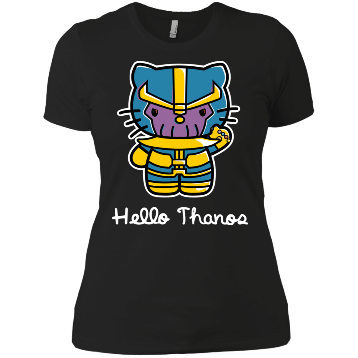 T-Shirts Black / X-Small Hello Thanos Women's Premium T-Shirt