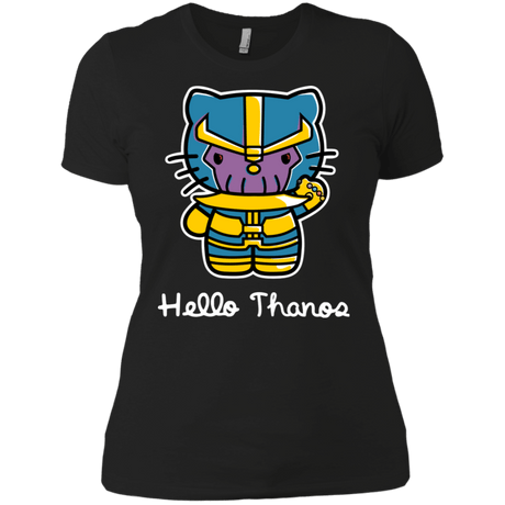 T-Shirts Black / X-Small Hello Thanos Women's Premium T-Shirt