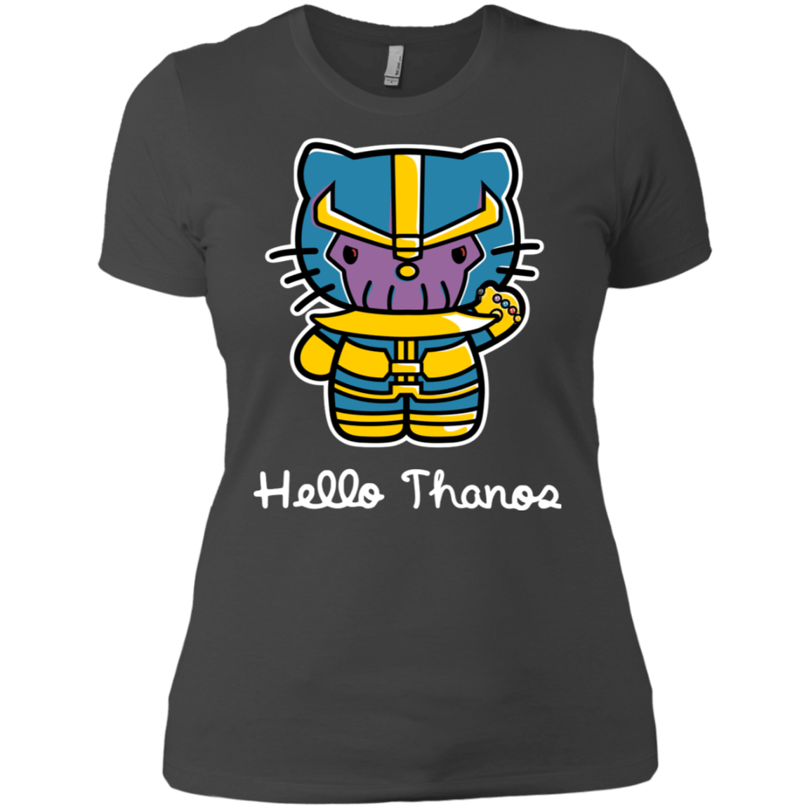 T-Shirts Heavy Metal / X-Small Hello Thanos Women's Premium T-Shirt
