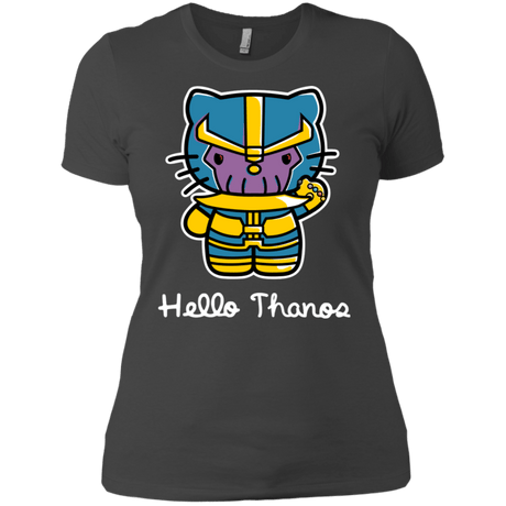 T-Shirts Heavy Metal / X-Small Hello Thanos Women's Premium T-Shirt