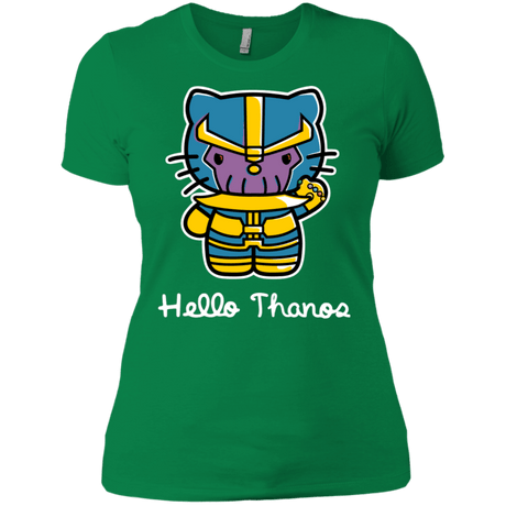 T-Shirts Kelly Green / X-Small Hello Thanos Women's Premium T-Shirt