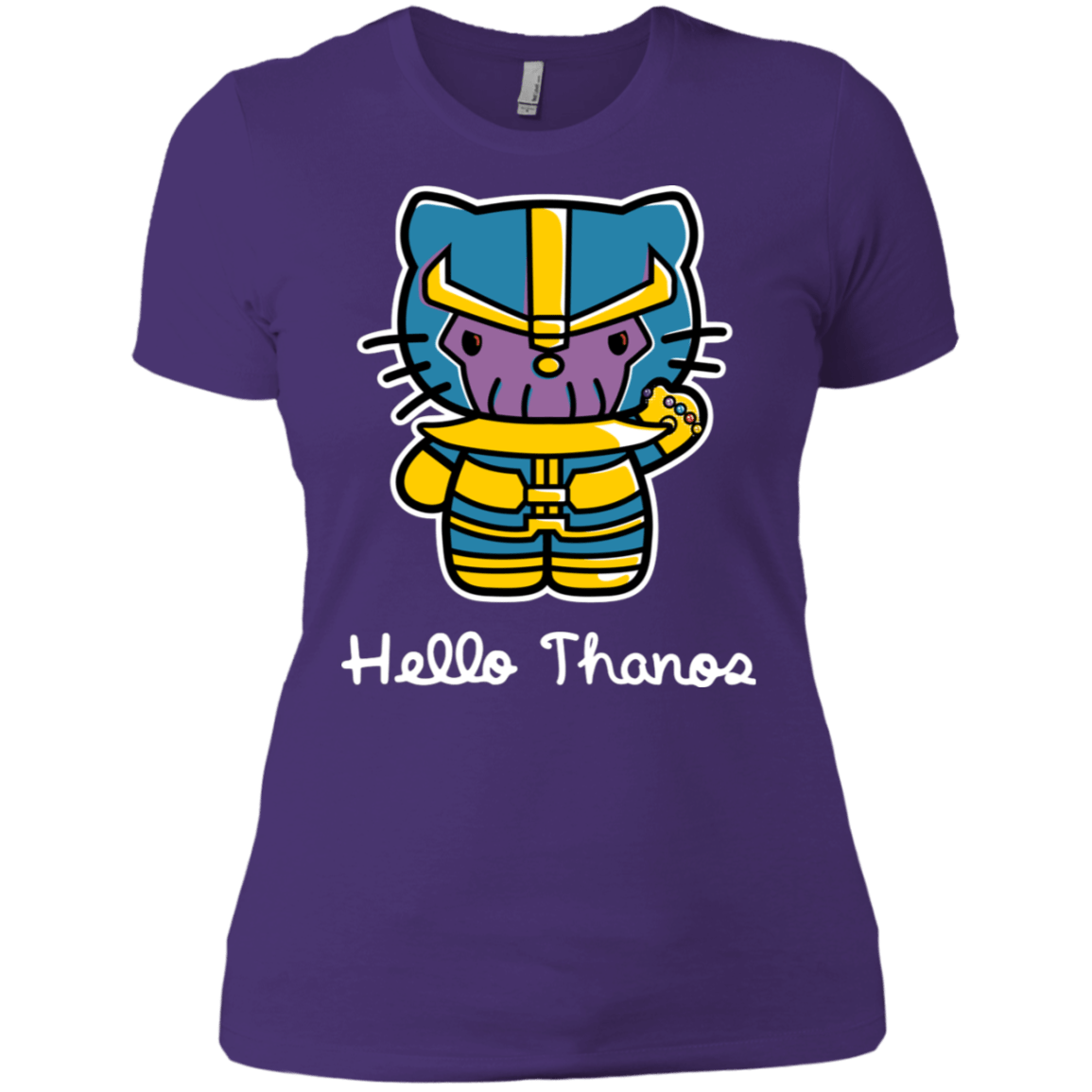 T-Shirts Purple Rush/ / X-Small Hello Thanos Women's Premium T-Shirt