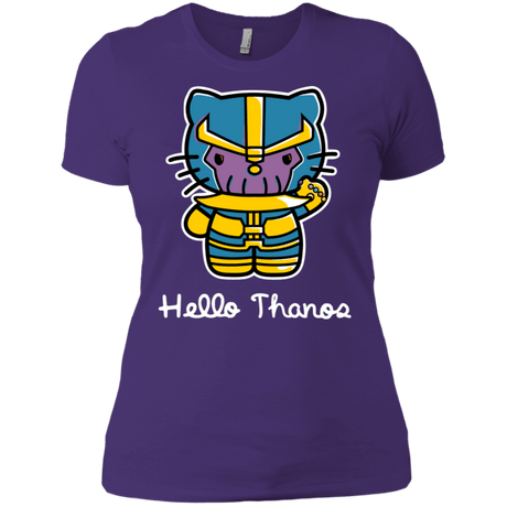T-Shirts Purple Rush/ / X-Small Hello Thanos Women's Premium T-Shirt