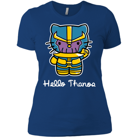 T-Shirts Royal / X-Small Hello Thanos Women's Premium T-Shirt