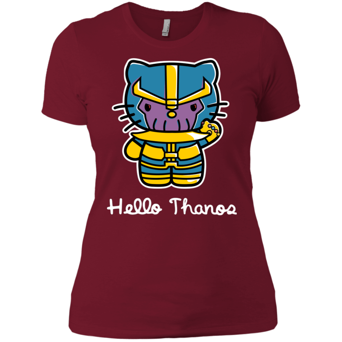 T-Shirts Scarlet / X-Small Hello Thanos Women's Premium T-Shirt