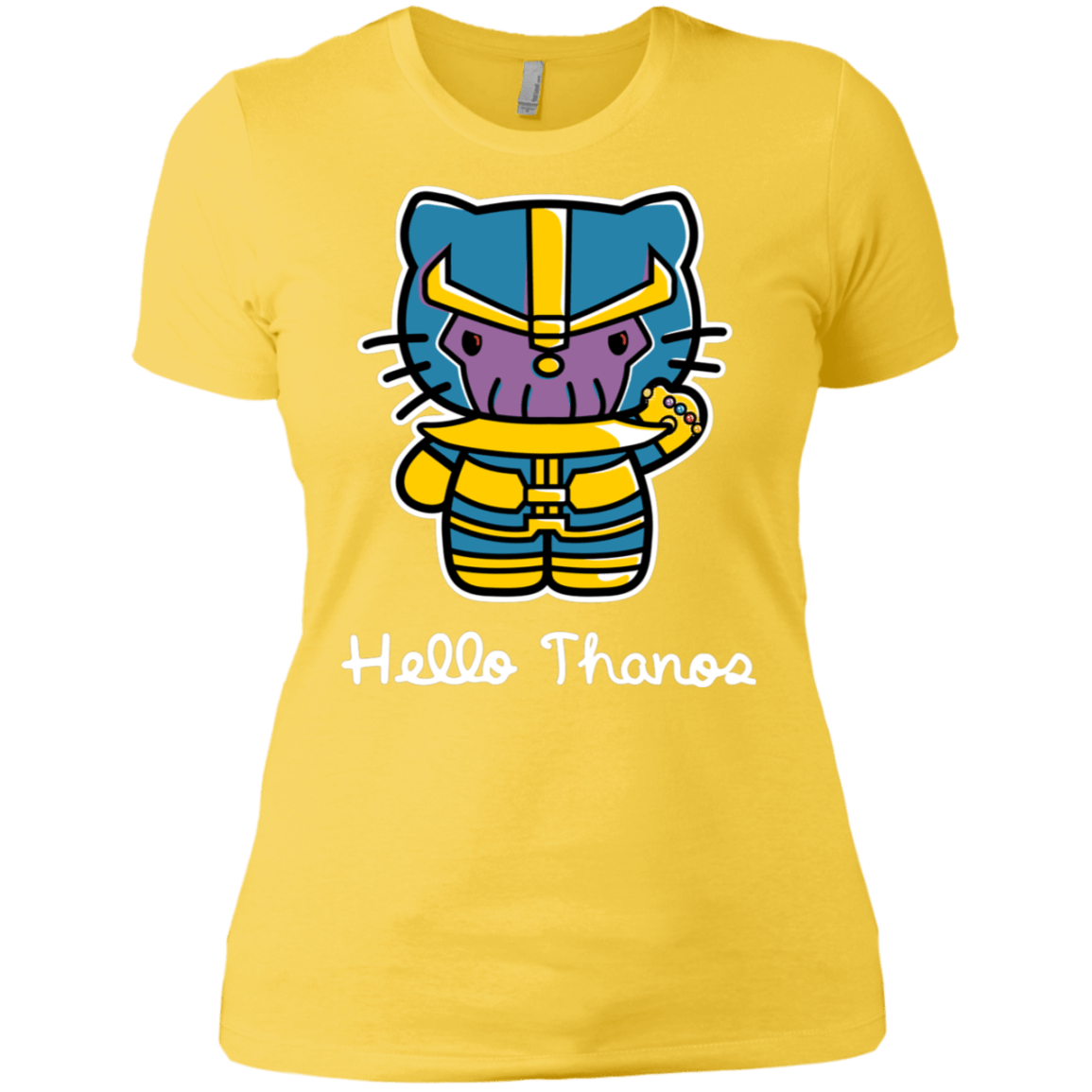 T-Shirts Vibrant Yellow / X-Small Hello Thanos Women's Premium T-Shirt
