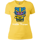 T-Shirts Vibrant Yellow / X-Small Hello Thanos Women's Premium T-Shirt