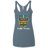 T-Shirts Indigo / X-Small Hello Thanos Women's Triblend Racerback Tank