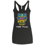T-Shirts Vintage Black / X-Small Hello Thanos Women's Triblend Racerback Tank