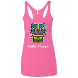 T-Shirts Vintage Pink / X-Small Hello Thanos Women's Triblend Racerback Tank