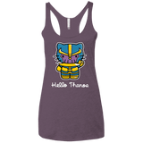 T-Shirts Vintage Purple / X-Small Hello Thanos Women's Triblend Racerback Tank