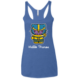 T-Shirts Vintage Royal / X-Small Hello Thanos Women's Triblend Racerback Tank