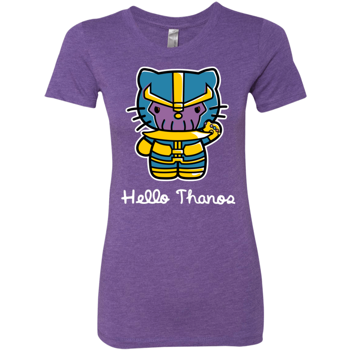 T-Shirts Purple Rush / S Hello Thanos Women's Triblend T-Shirt