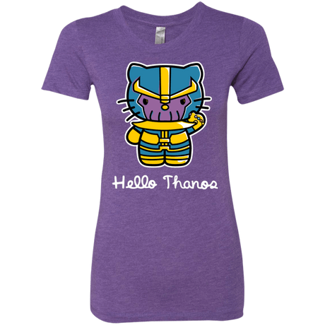 T-Shirts Purple Rush / S Hello Thanos Women's Triblend T-Shirt